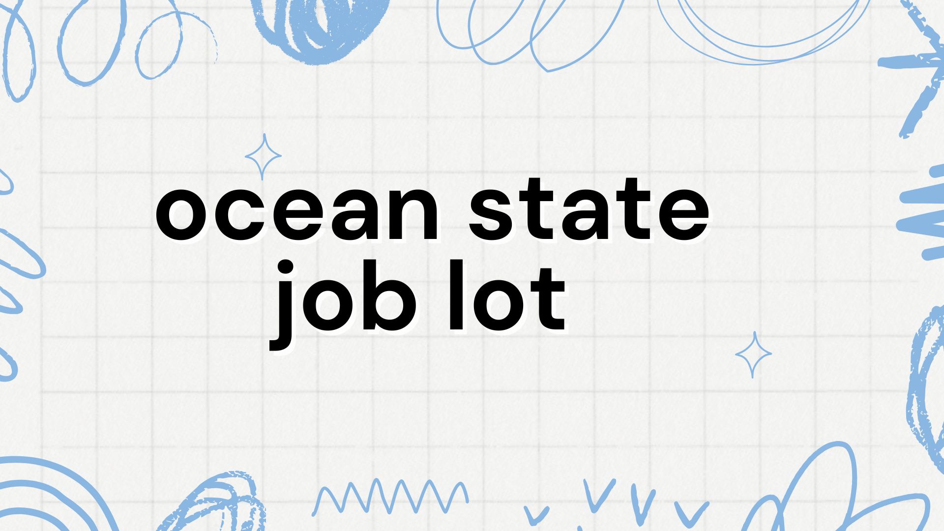 ocean state job lot