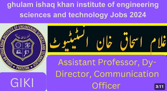 Ghulam Ishaq Khan Institute of Engineering Sciences and Technology